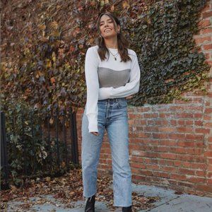 Backyard Roses Hailey Sweater Top